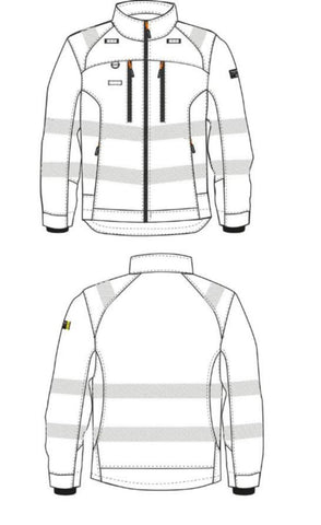Softshelljakke Tranemo 4332 HiVis kl.2