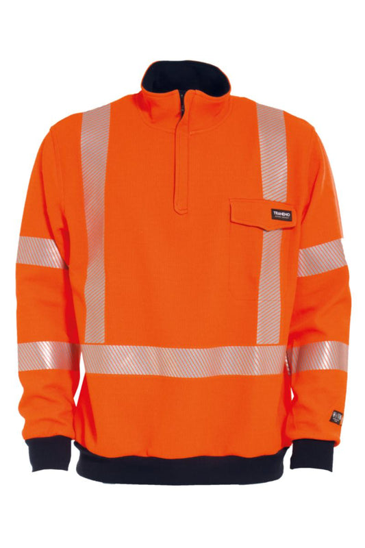 Collegegenser zip Tranemo 5270 Multinorm - Tranemo Workwear