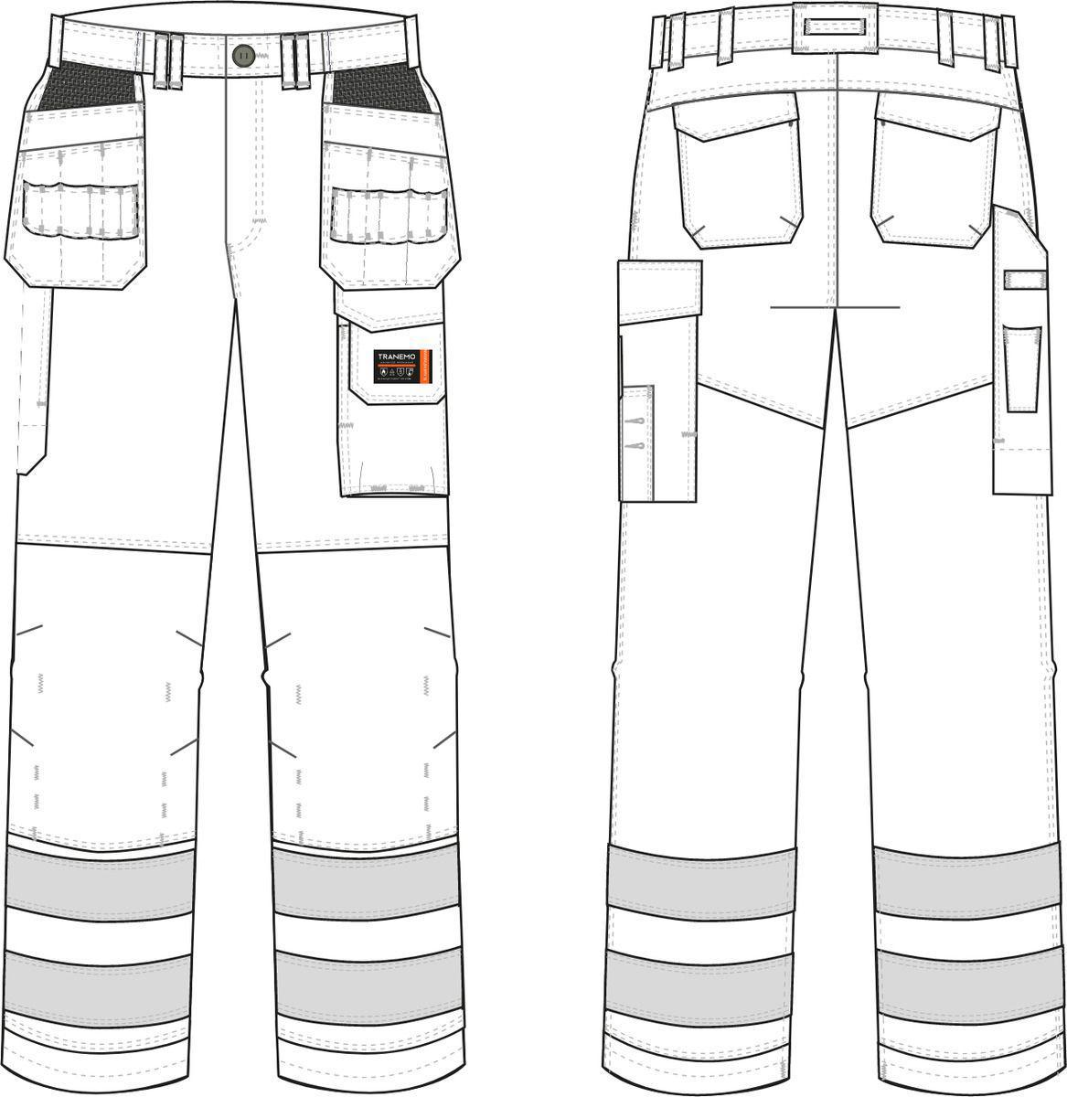 Håndverksbukse dame Tranemo Tera TX 5857 Multinorm - Tranemo Workwear