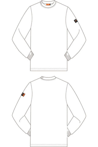 T-skjorte lang erme Tranemo 5947 Multinorm - Tranemo Workwear
