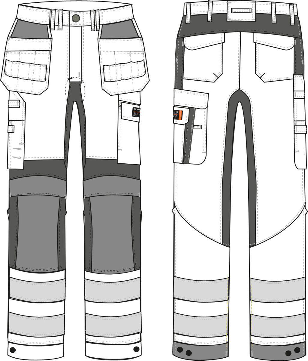 Håndverksbukse stretch Tranemo 6324 Multinorm - Tranemo Workwear