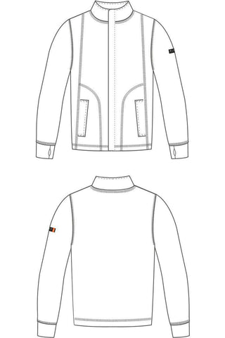 Collegejakke merino Tranemo 6330 Multinorm - Tranemo Workwear