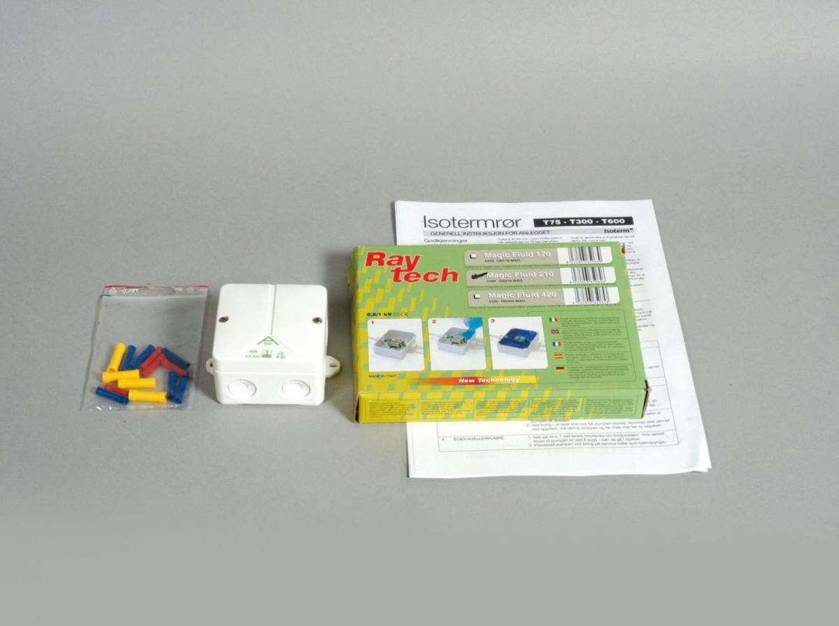 Koblingsboks m/gel og El-pose f/Isotermrør T75-300-600 - Pipelife