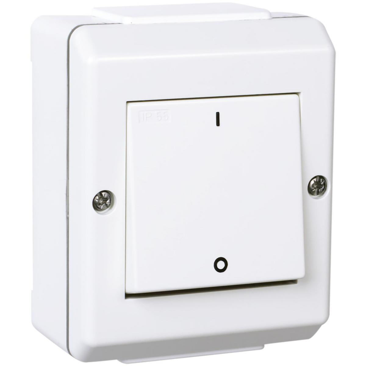 Brytere Renhvit uten lys IP55 - 16