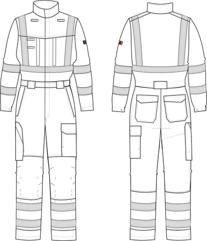 Kjeledress dame Tranemo Tera TX Multinorm - Tranemo Workwear