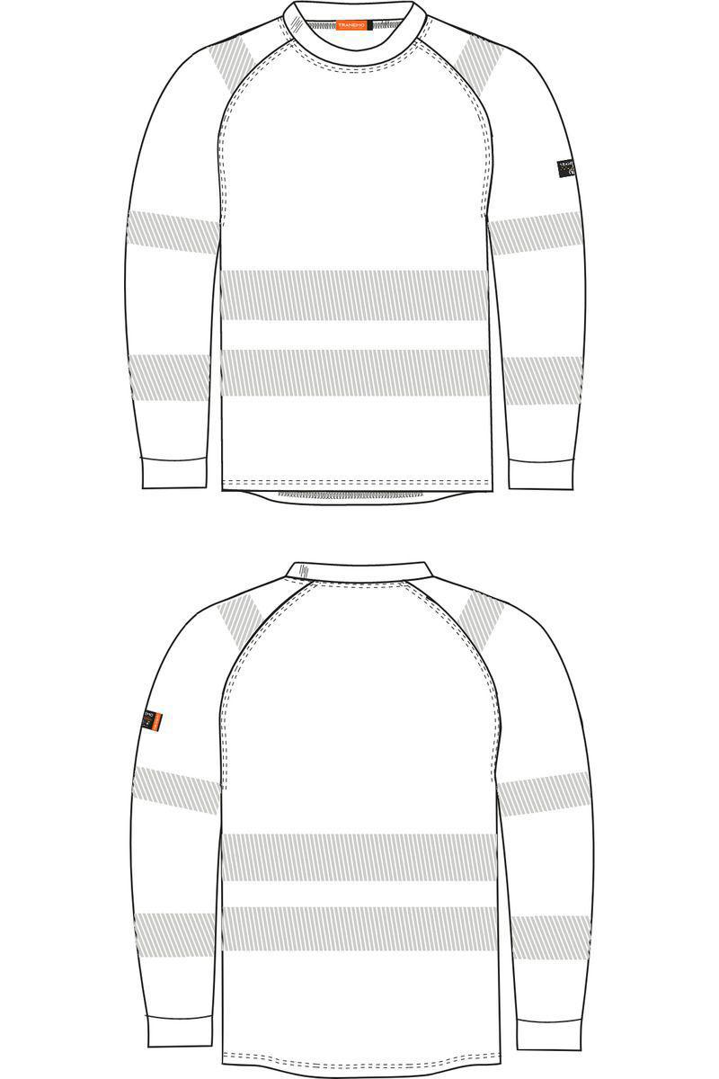 T-skjorte langermet Tranemo 5084 Multinorm - Tranemo Workwear