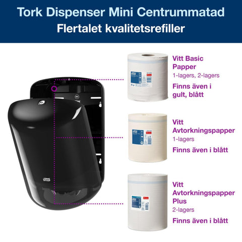 Dispenser senterrull Tork