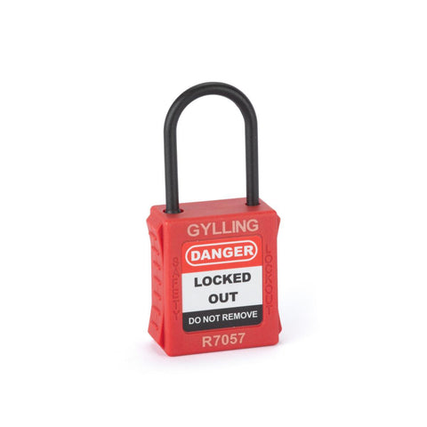 Hengelås Nylon, KD-nøkkel Gylling