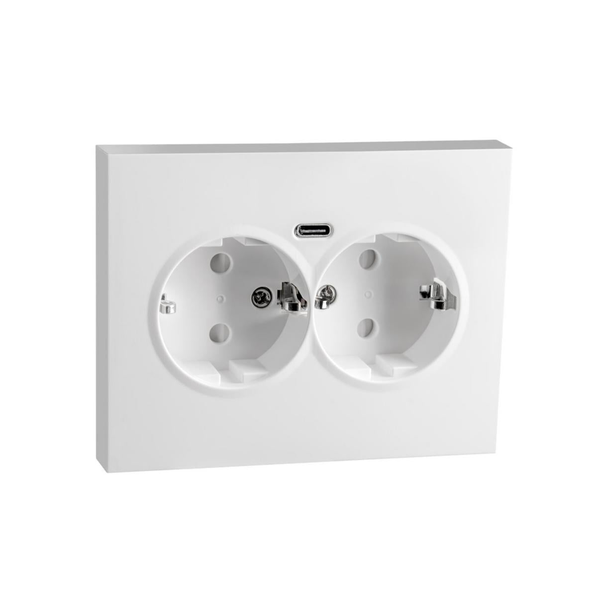 Stikk Sg® Innfelt Dobbel m/j USB-C - 16