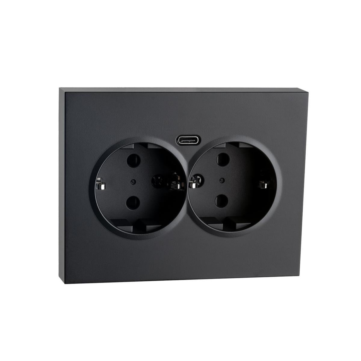 Stikk Sg® Innfelt Dobbel m/j USB-C - 16