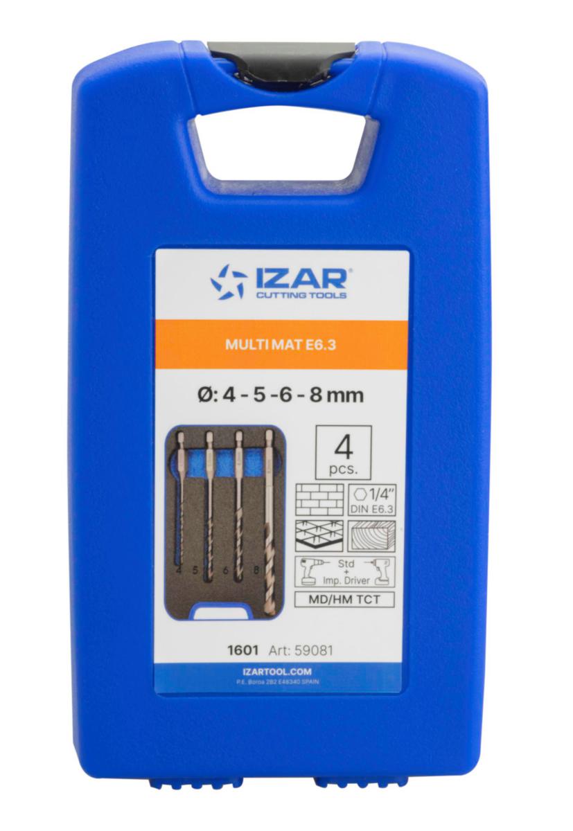 Universalborsett 1601 Izar 4-8 mm HEX