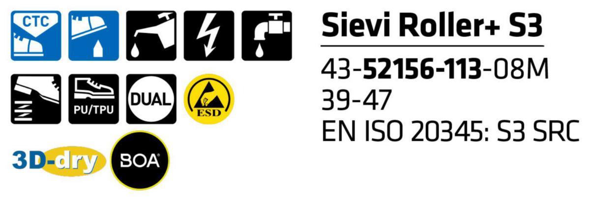Vernesko Sievi Roller BOA® S3