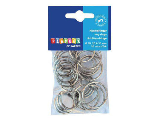 Nøkkelring Mix Playbox 30pk