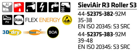 Vernesko Sievi Air R3 Boa S3