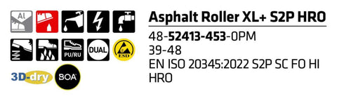 Verneskolett Sievi Asphalt Roller XL+ BOA® S2P HRO
