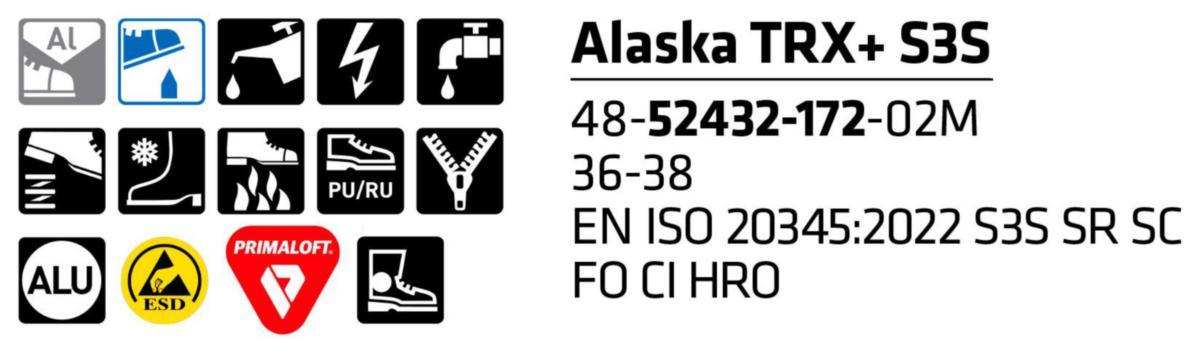 Vernestøvel Sievi Alaska TRX XL+ S3