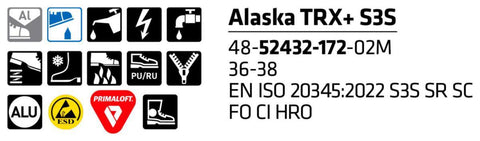 Vernestøvel Sievi Alaska TRX XL+ S3