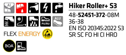 Verneskolett Sievi Hiker Roller+ BOA® S3