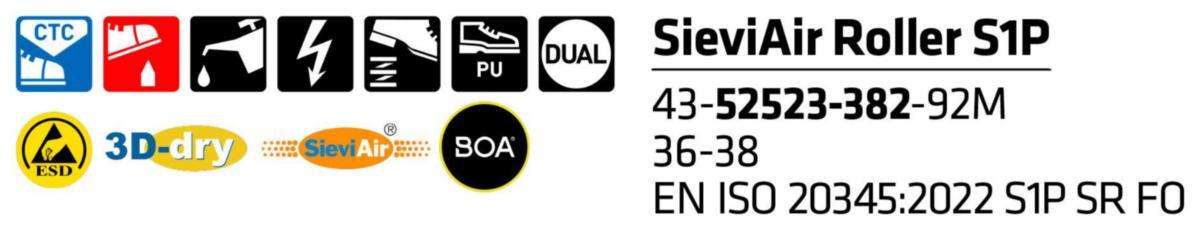 Vernesandal Sievi Air BOA® S1P