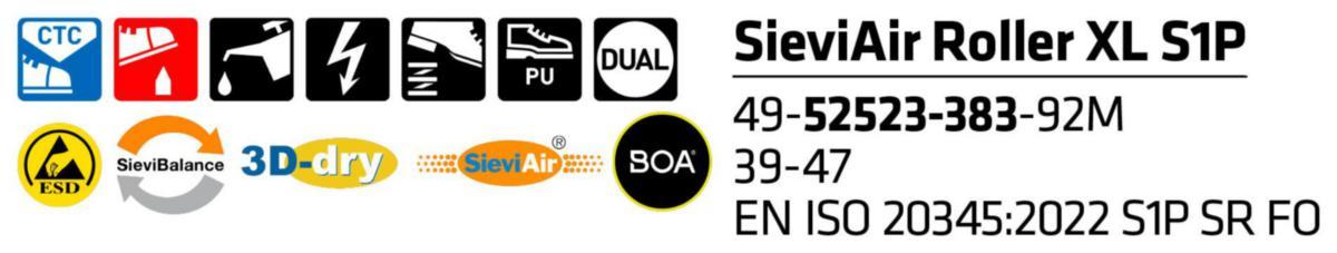 Vernesandal Sievi Air BOA® S1P