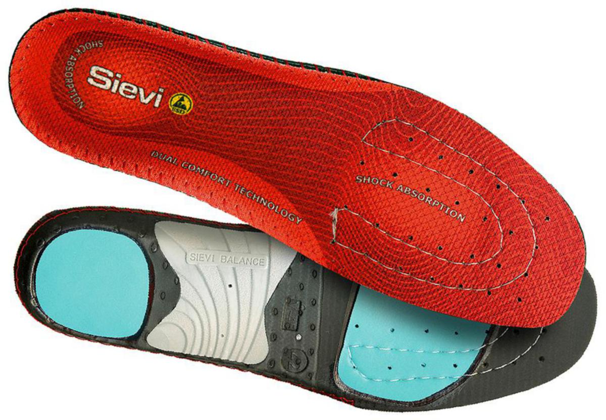 Innersåle Sievi Dual comfort rød