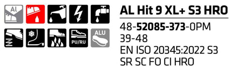 Vernestøvel Sievi AL Hit 9 XL+ S3