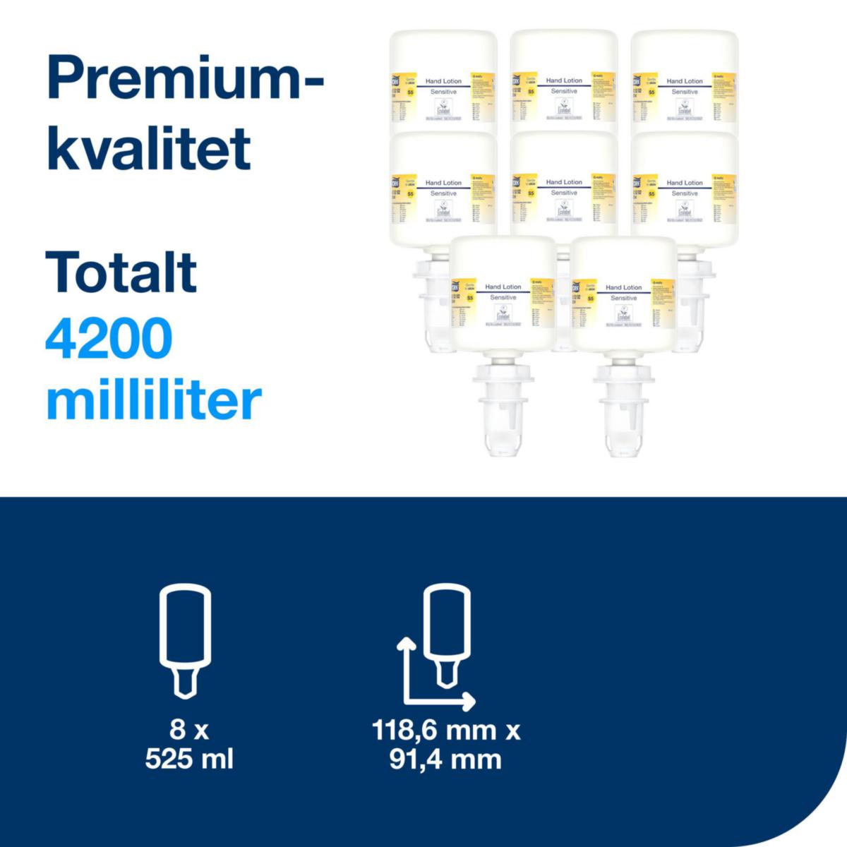 Håndkrem sensitiv Tork S5 refill 561000