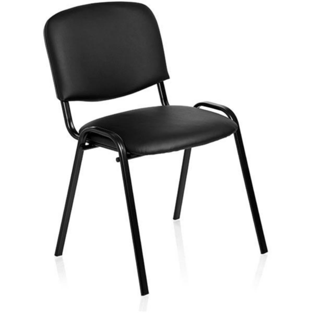 Konferansestol Iso skinn SM - Sarpsborg Metall