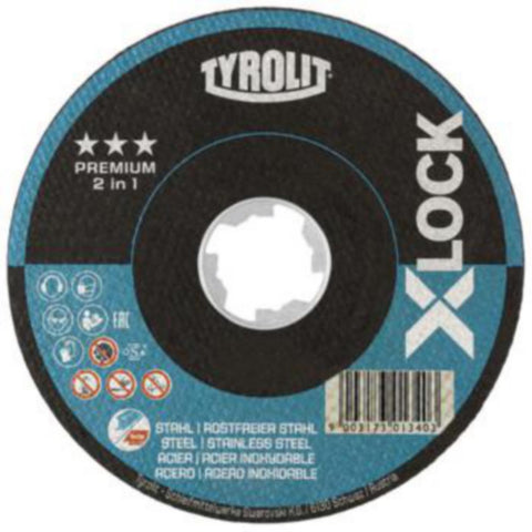 Kappeskive Tyrolit Premium*** 2in1 X-LOCK