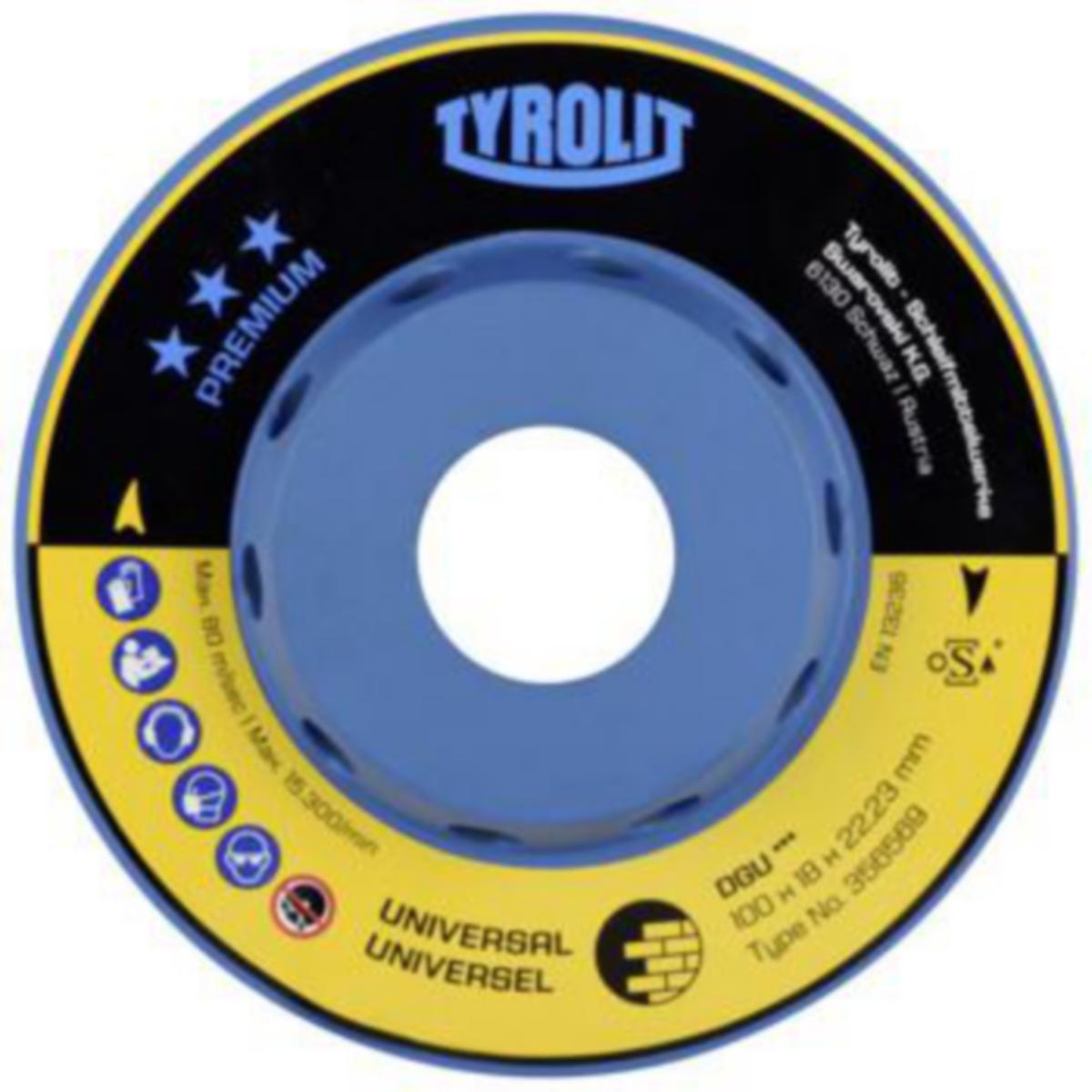 Diamantslipeskive Tyrolit  Premium*** Fyllt