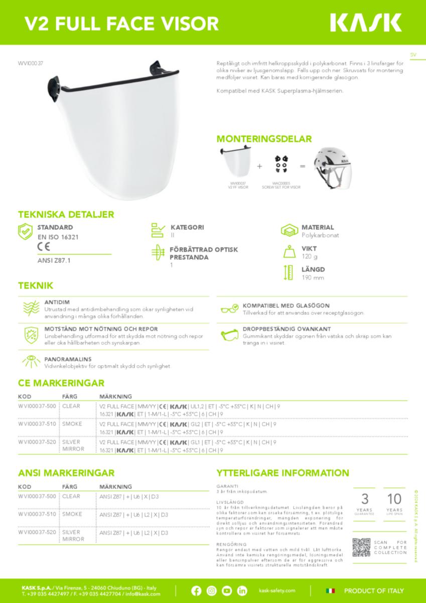 Visir Kask Superplasma V2 Full Face
