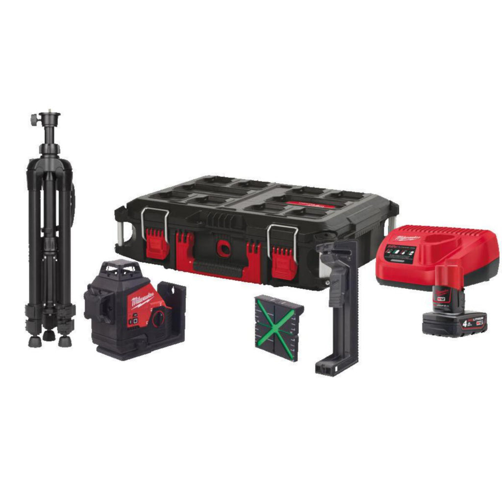 3-planslaser Milwaukee M12 3PLSKIT-401P