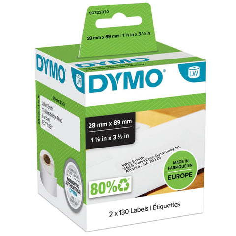 Etikett Dymo LW