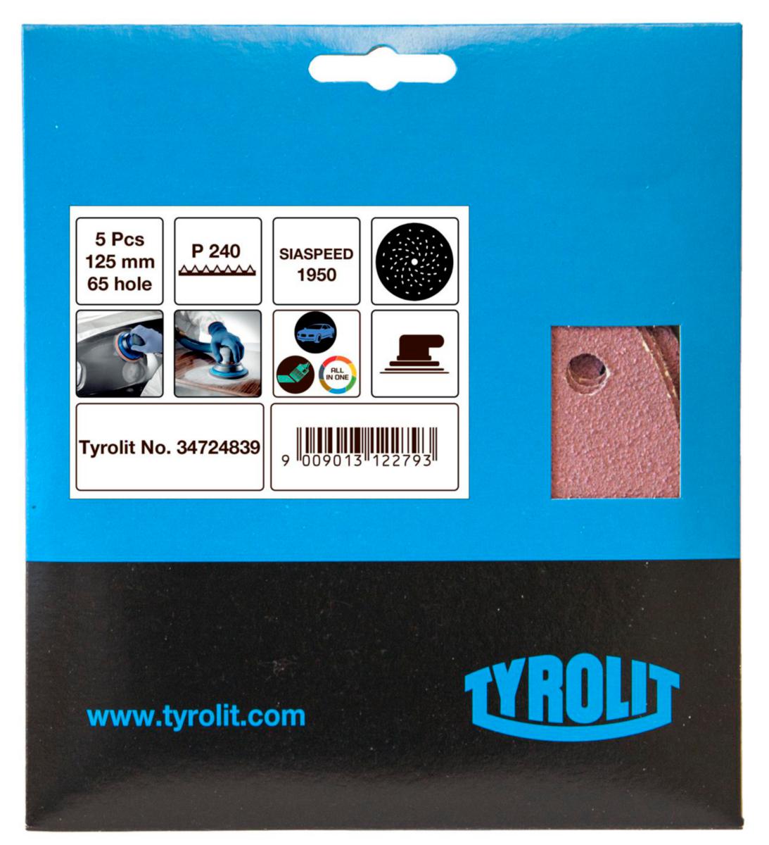 Borrelåsrondell Tyrolit Siaspeed 1950