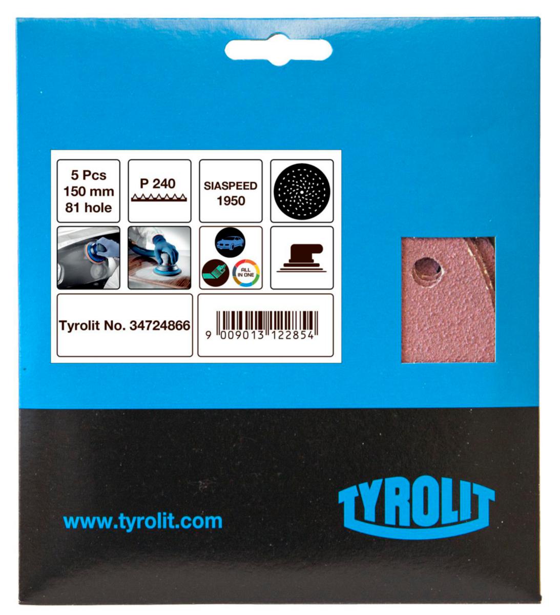 Borrelåsrondell Tyrolit Siaspeed 1950