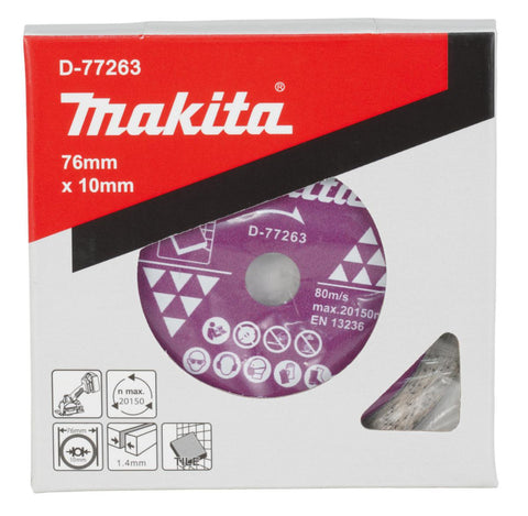 Diamantkappeskive Makita Helbane 76x1.4x7mm