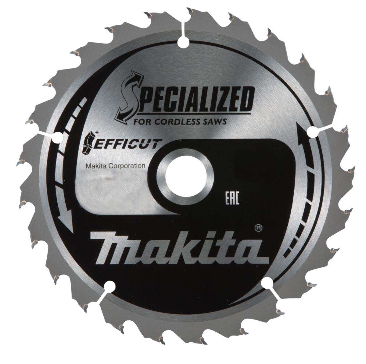 Sirkelsagblad Makita efficut TCT tre