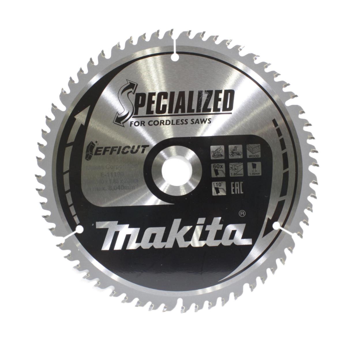 Sirkelsagblad Makita efficut TCT tre