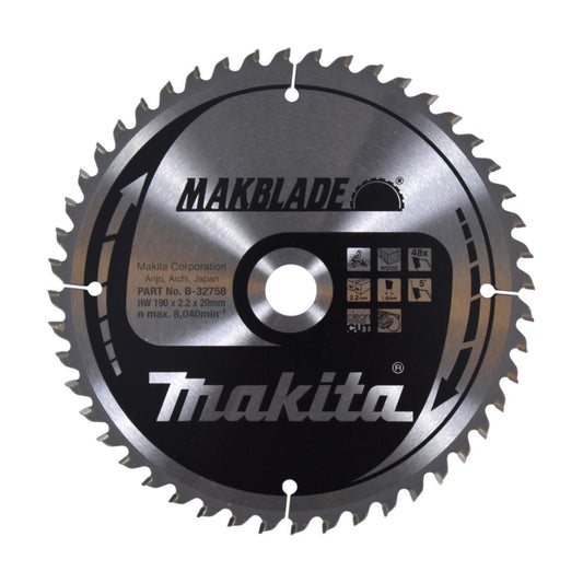 Sirkelsagblad Makita makblade TCT tre