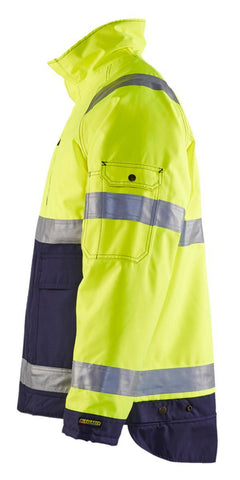 Vinterjakke allværs Blåkläder 4827 HiVis kl.2