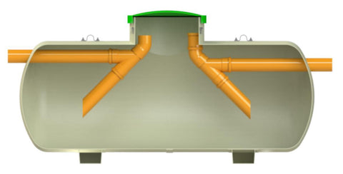 Fettutskiller liggende m/vugger, Kingspan