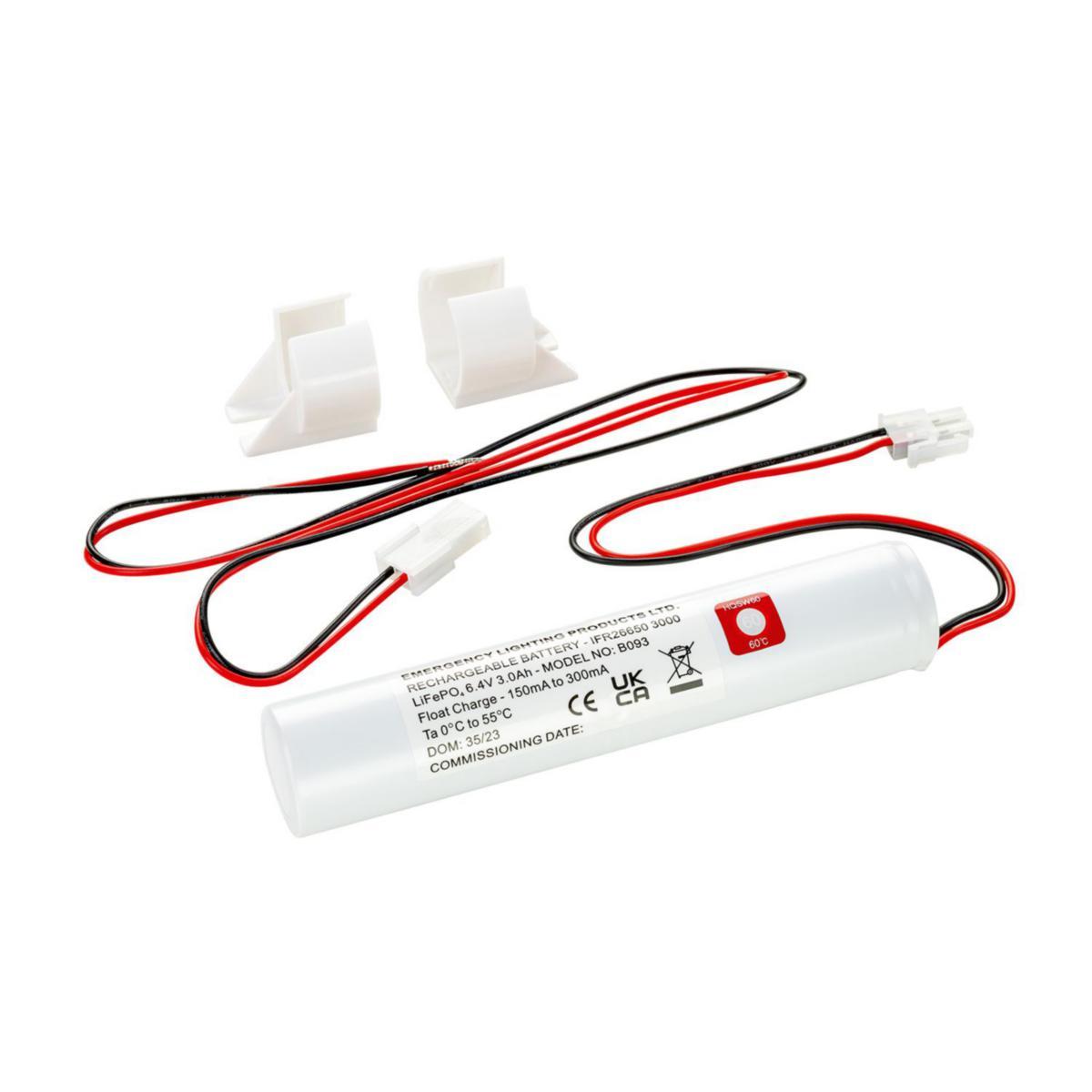 Nødlysbatteri Sg® 3.0Ah - model no: B093 - 6.4
