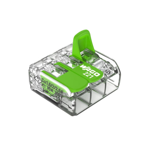 Koblingsklemme Wago Grønn 0.5 - 6mm² - 41