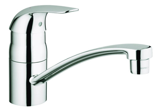 Kjøkkenbatteri Euroeco svingbar tut radius 140° krom, Grohe