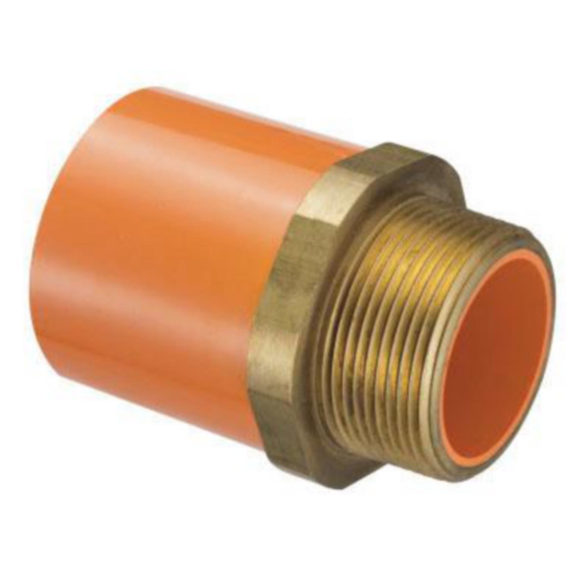 Nippelmuffe innvendig lim/utvendig NPT gjenge CPVC f/sprinkler - GPA Flowsystem