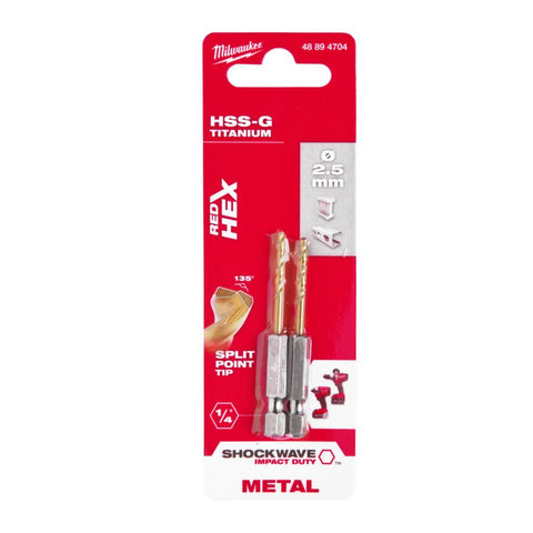 Metallbor slag Milwaukee SW HSS-G Tin