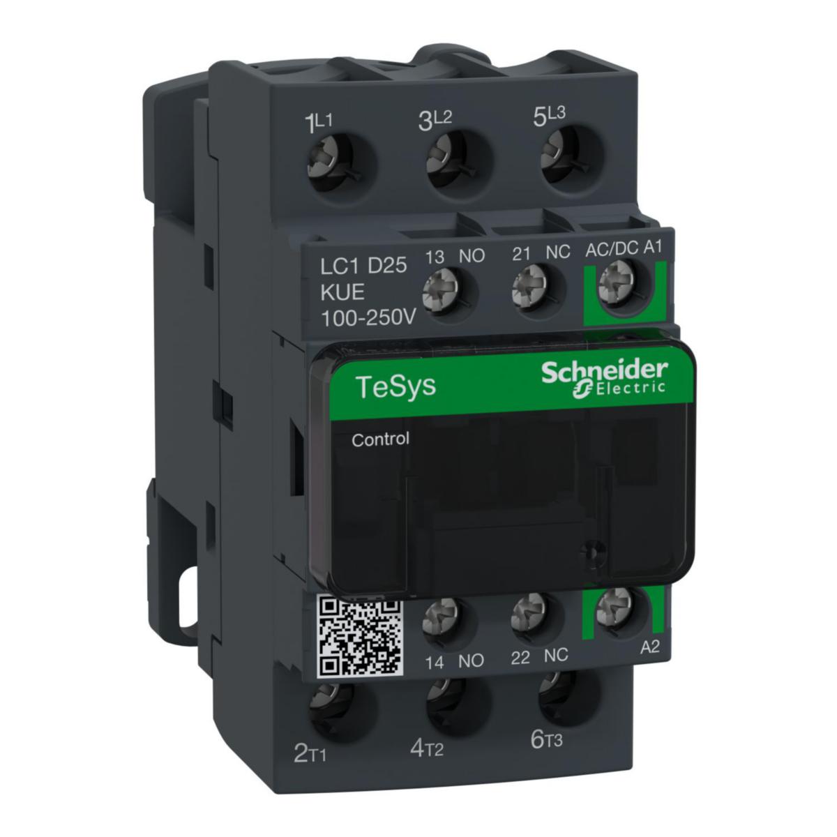 Kontaktorer Schneider LC1D 25A 3pol - Schneider Electric