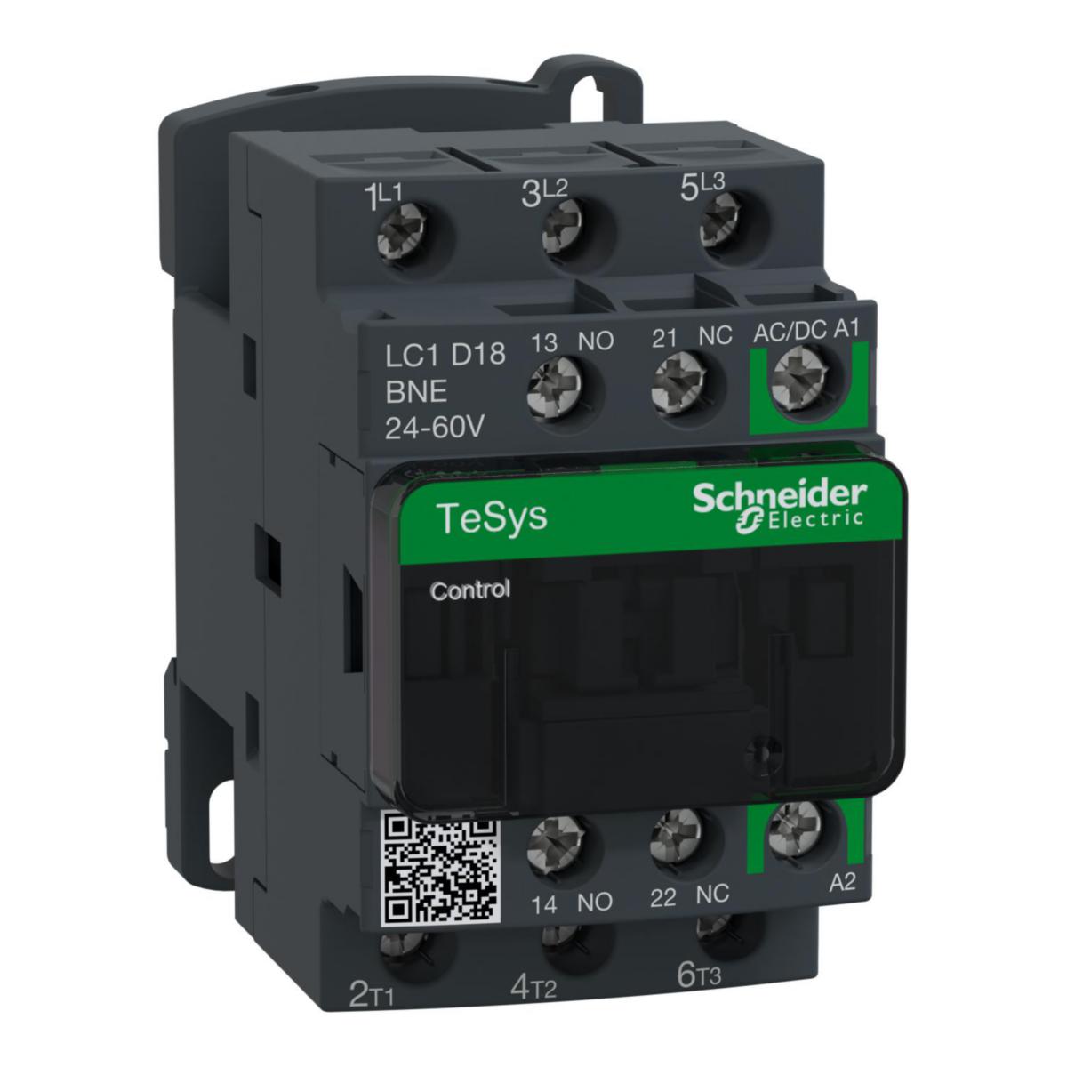 Kontaktorer Schneider LC1D 18A 3pol - Schneider Electric