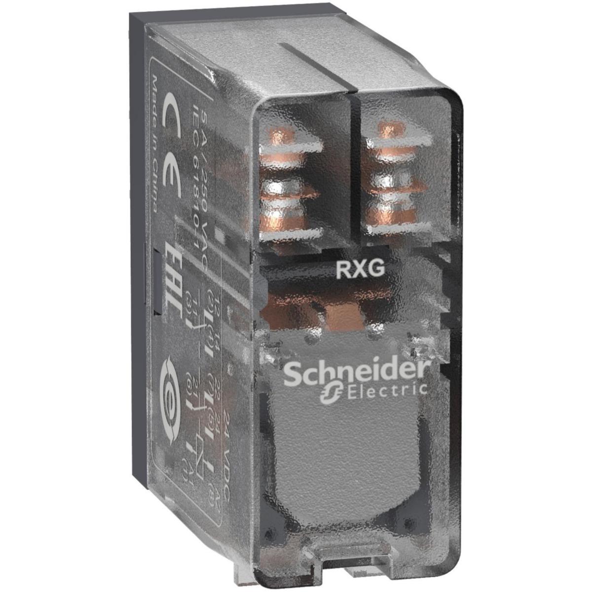 Pluggrelè Schneider 2 CO 5A