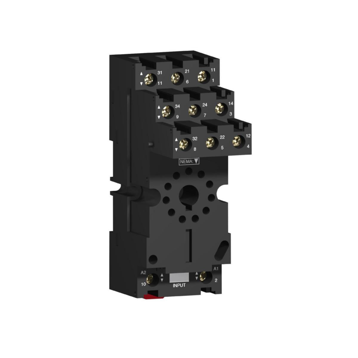 Sokkel rundstift RUZC3M Schneider - Schneider Electric